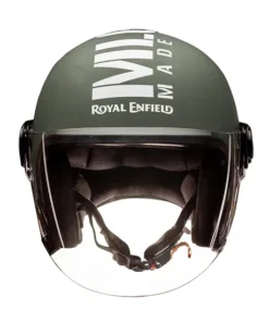 Copter Face Long Visior Helmet Matt Battle Green