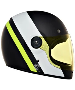 Drifter V2 Matt Black & White Helmet
