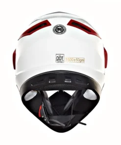 Escapade Off-Road Helmet-White and Red