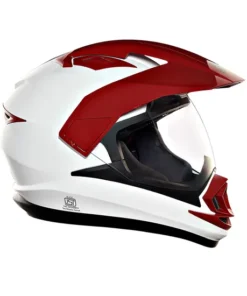 Escapade Off Road Helmet White and Red