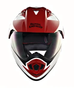 Escapade Off-Road Helmet-White and Red