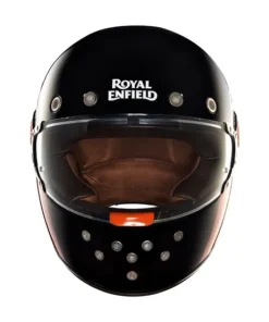FF NH44 Lite Gloss Black and Orange Waves Helmet