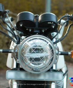 Silver Headlight Grill Type-2 for GT and Interceptor 650