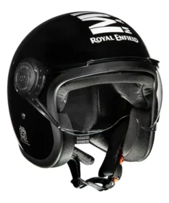 Jet Open Face MLG Helmet Glossy Black