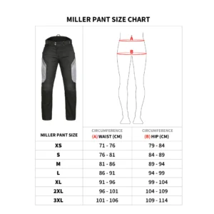 Miller Pant Size Chart