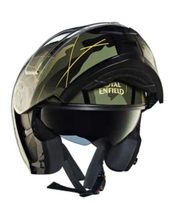 Modular Multi Camo Glossy Black Helmet