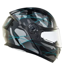 Modular Multi Camo Matt Black & Teal