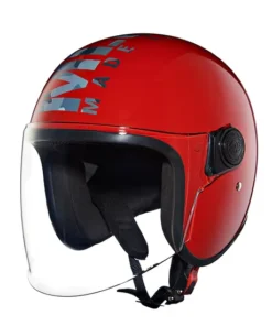RE Coopter Camo Printed MLG Open Face Helmet-GT Red