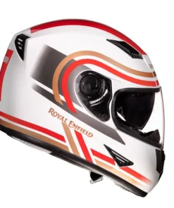 RE Stunner Dual Visor Gloss White Helmet