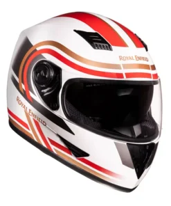 RE Stunner Dual Visor Gloss White Helmet