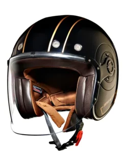 Super Meteor 650 Spirit Gold Helmet-Black