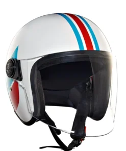Royal Enfield Hunter Copter Half Face Helmet White