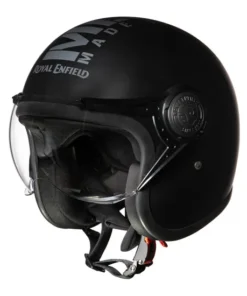 Royal Enfield Jet Open Face MLG Helmet - Matt Black