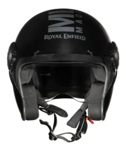 Royal Enfield Jet Open Face MLG Helmet - Matt Black
