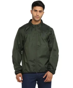 Royal Enfield Rain Jacket-Olive