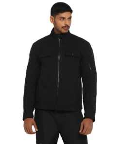Royal Enfield Solano Waterproof Black Riding Jacket