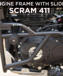 Scram 411 Engine Frame with Slider Black