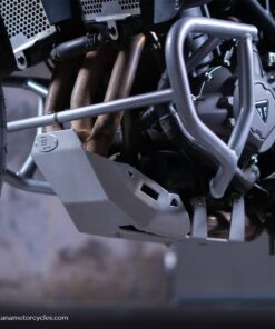 Silver Bash Plate for Triumph Tiger 850