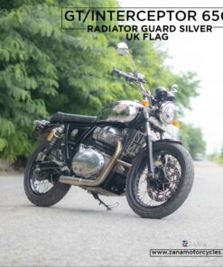 Silver Radiator Guard for GT-Interceptor 650