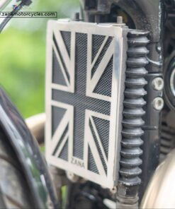 Silver Radiator Guard for GT-Interceptor 650
