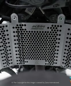 Silver Radiator Guard for KTM Adventure 250 and 390