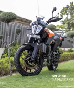 Silver Radiator Guard for KTM Adventure 250 and 390