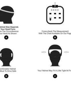 Size Chart for Royal Enfield Helmets