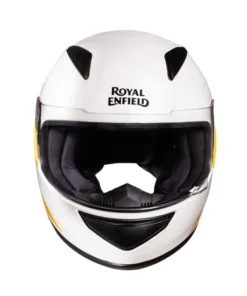 Street Prime Bolt Helmet-White and Yellow