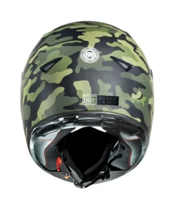 Street Prime Crackling Camo Helmet-Olive