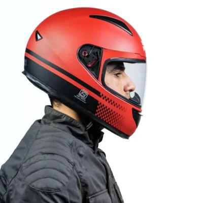 Street Prime Divider 65 Helmet-Red