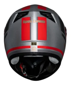Stunner Dual Visor Gloss Silver Helmet