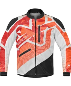 Viaterra Off-Road Riding Jacket-Red and Orange