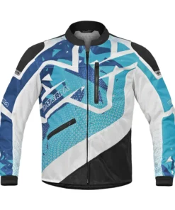 Viaterra Off-Road Riding Jacket White and Blue