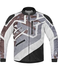Viaterra Off-Road Riding Jacket White and Brown
