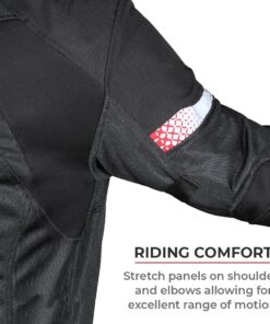 Viaterra Spencer Street Mesh Riding Jacket Black