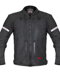 Viaterra Spencer Street Mesh Riding Jacket-Black