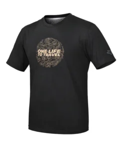 Viaterra Unisex Contour T-Shirt-Black
