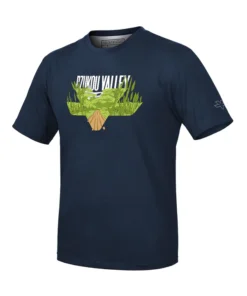 Viaterra Unisex Dzukou Valley T-Shirt-Blue