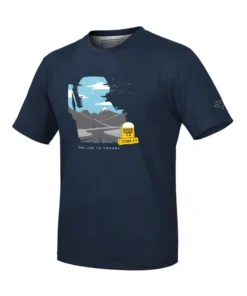 Viaterra Unisex Khardung LA T-Shirt-Blue