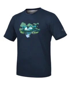 Viaterra Unisex Living Bridges T-Shirt-Blue