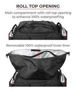 Waterproof Tailbag for Bikes-72L-Orange