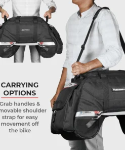 Waterproof Tailbag for Bikes-72L-Orange