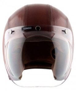 Axor Retro Jet Leather Congo Helmet