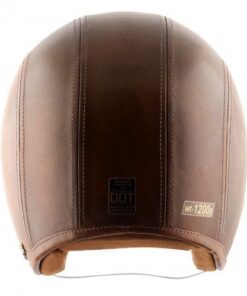 Axor Retro Jet Leather Forest Open-Face Helmet