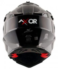Dual Visor SC Helmet-Black Red