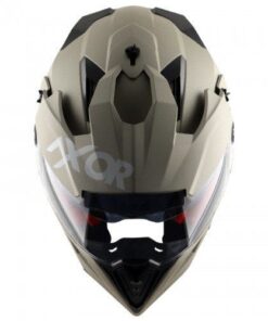 Axor X-Cross Dual Visor SC Helmet-Nickel Red