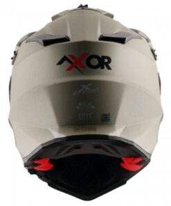 Axor X-Cross Dual Visor SC Helmet-Nickel Red