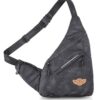 Crossbody Sling Bag-Cross Bag-Black Camo