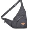 Crossbody Sling Bag-Cross Bag-Charcoal Black