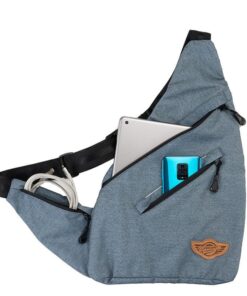 Crossbody Sling Bag-Cross Bag-Denim Blue
